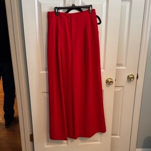 Maeve Red Wide Leg Pants